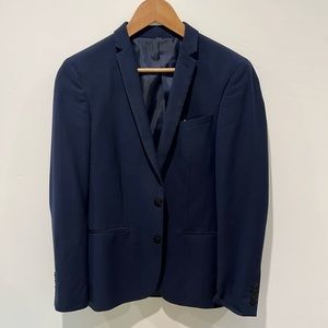 Zara Man Navy Blazer, 36R, Slim fit, 2Button